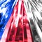 Red White Blue Patriotic Party Tinsel Foil Fringe Curtains - American USA Theme Birthday Party 4th of July Independence National Day Party Metallic Foil Curtains Photo Booth Backdrops Decorations, 4pc